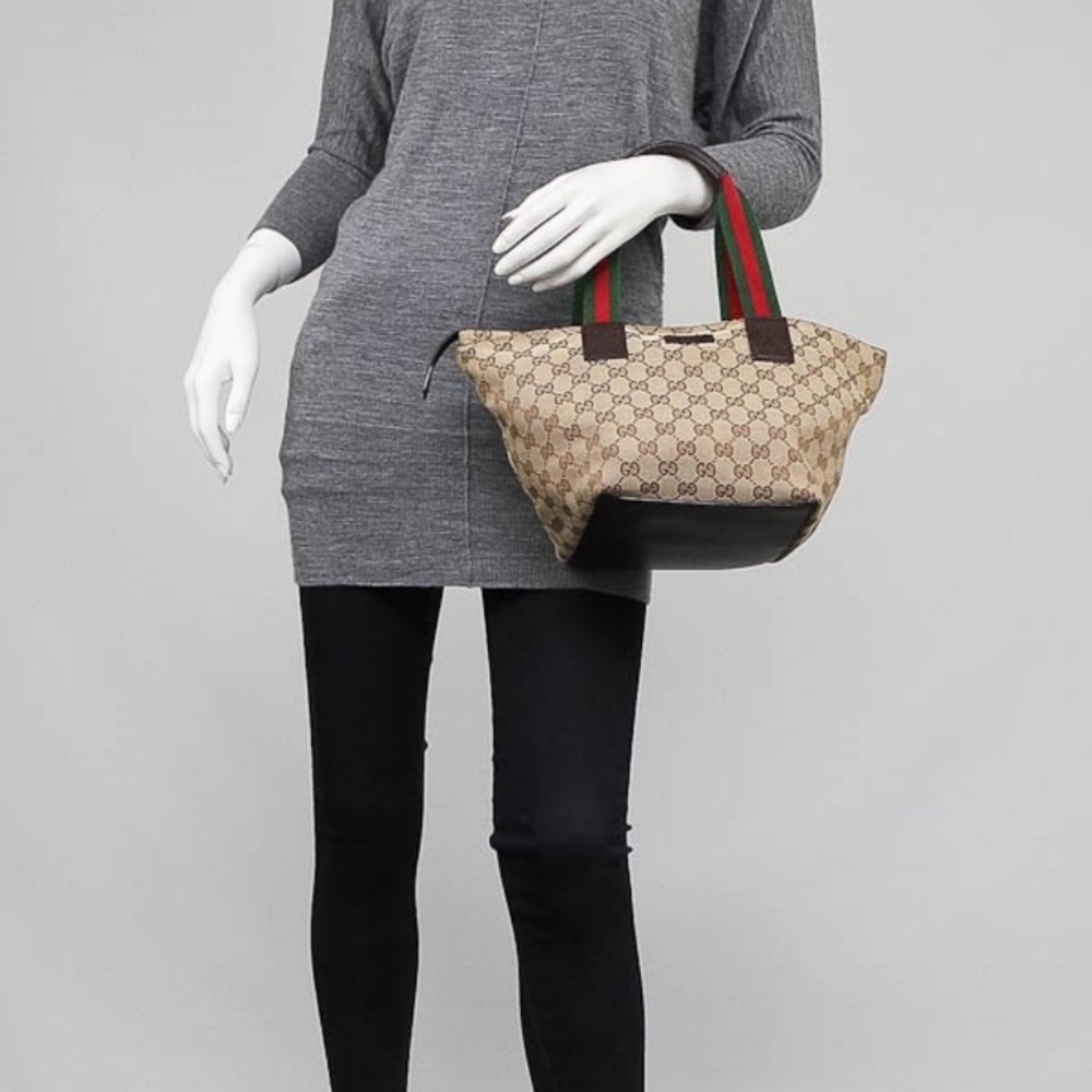 Gucci Canvas small tote bag authentic